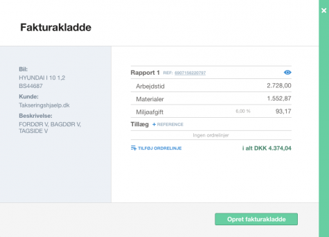 Workflow orderlines